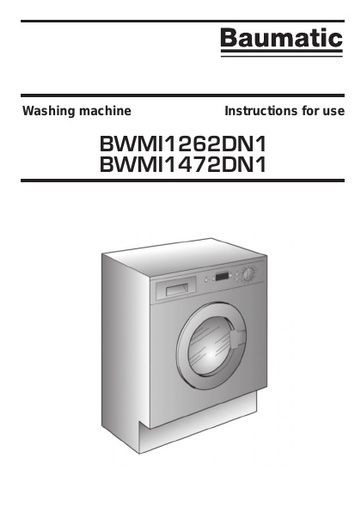 samsung washing machine manual book