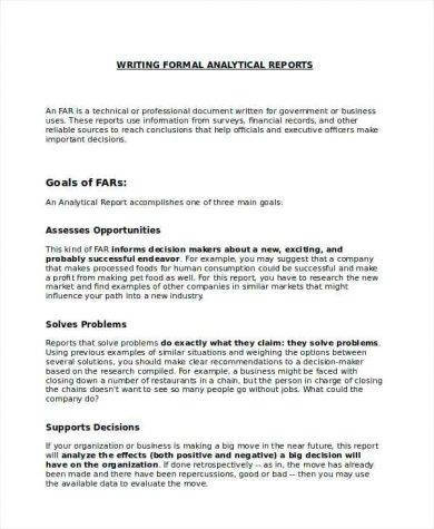 research report writing pdf