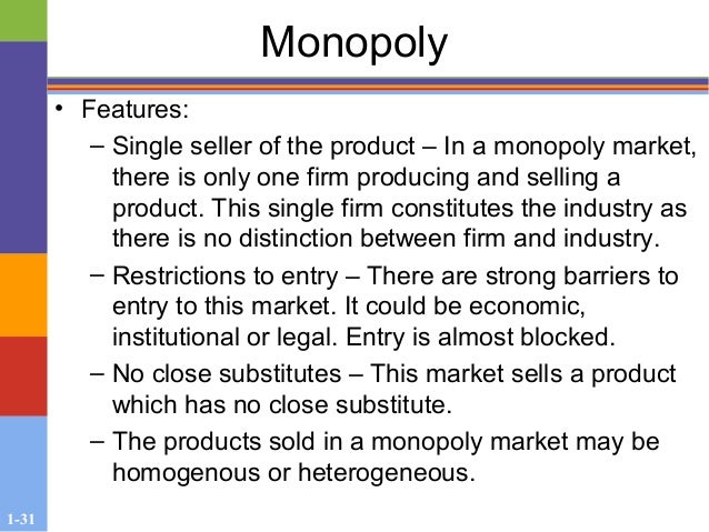 monopoly market structure pdf