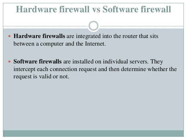 web application firewall vs network firewall
