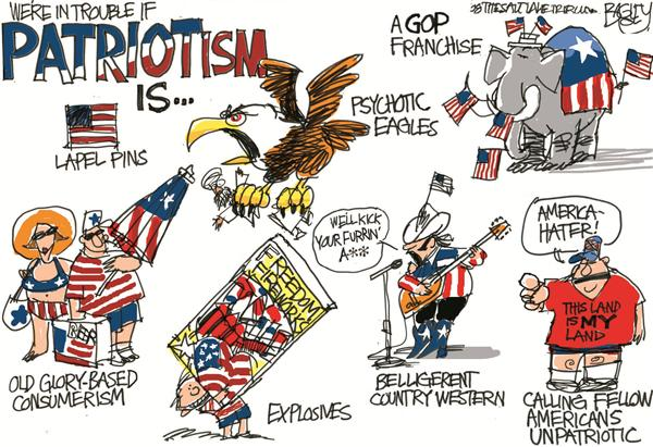 patriotism meaning in english dictionary