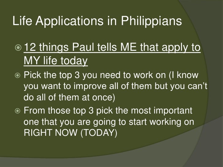 philippians 1 application