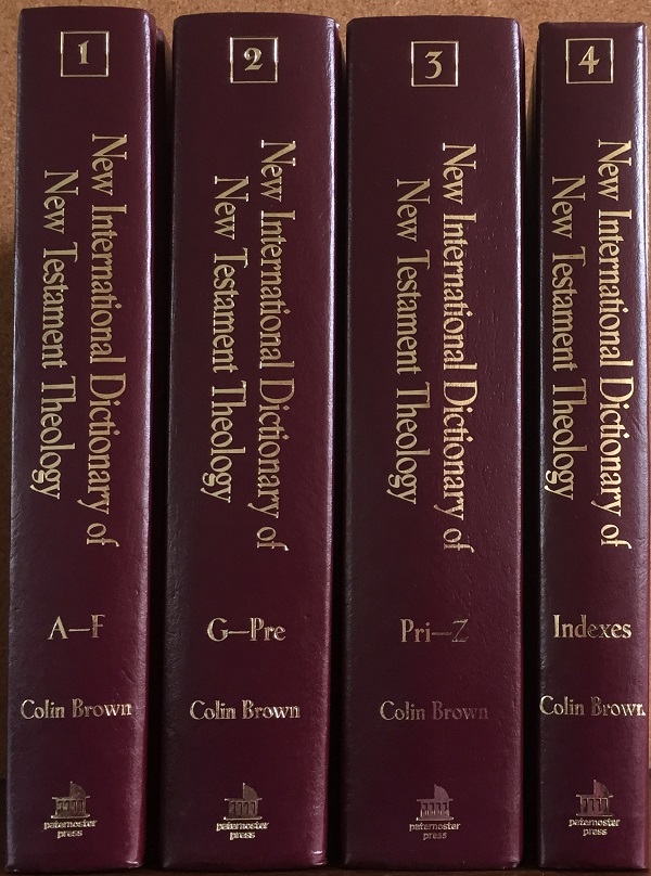 the new international dictionary of new testament theology