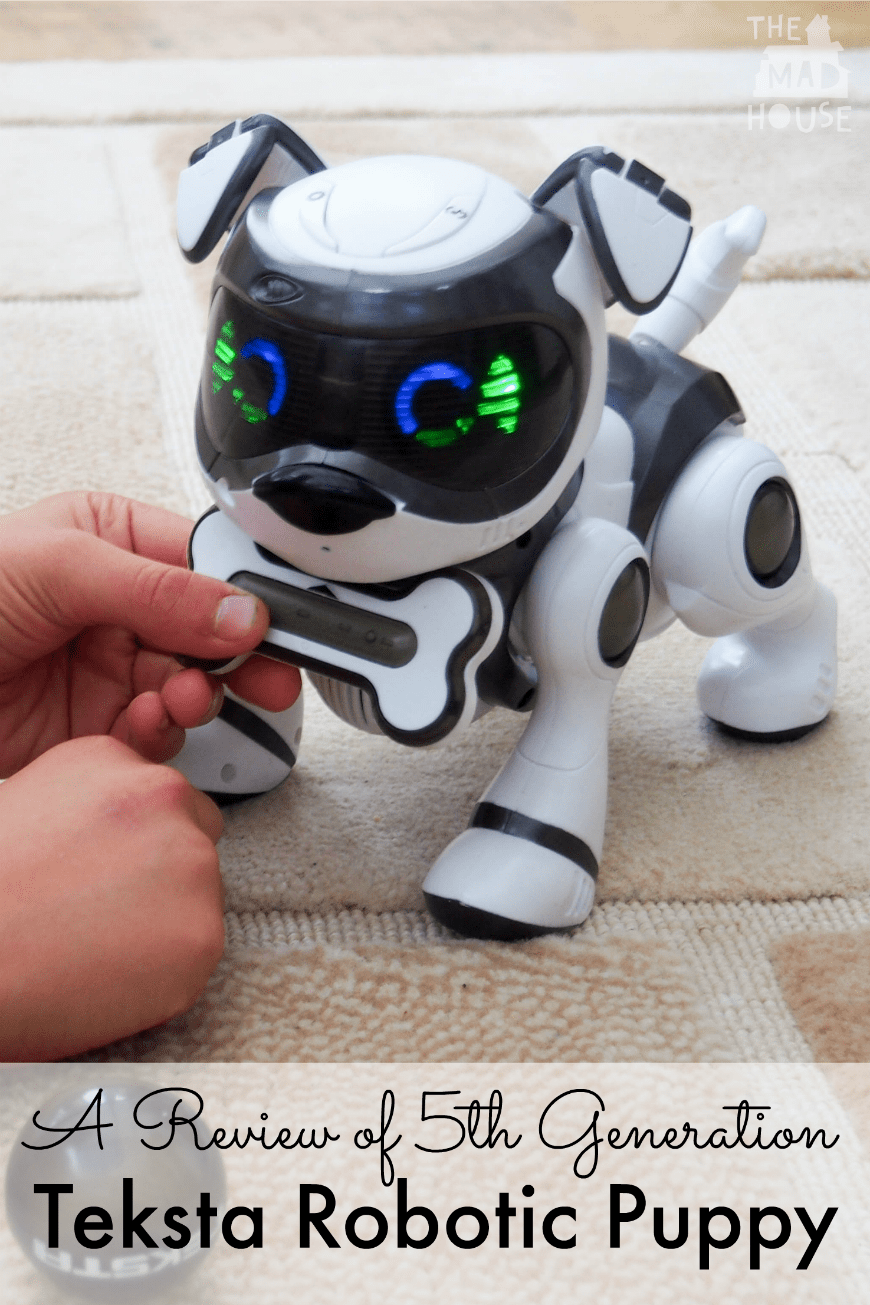 teksta robot dog instructions