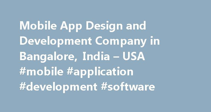 mobile application development company in bangalore