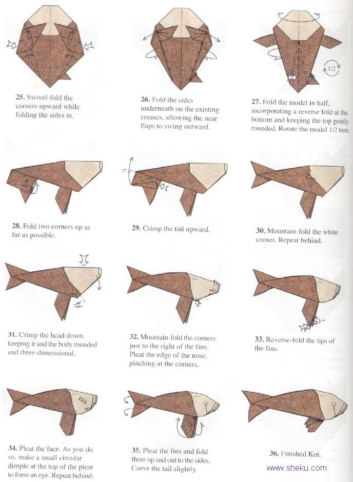 robert langinsect origami instructions