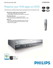 philips dvd recorder manual