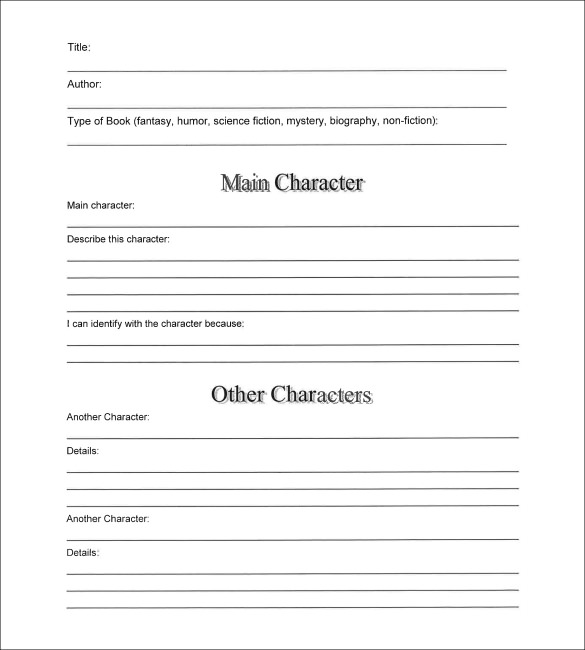 non fiction book outline template pdf
