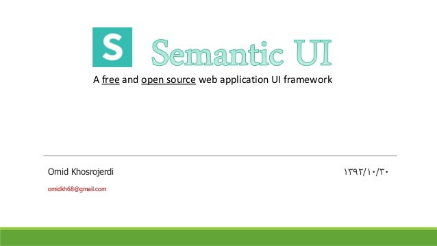 open source front end web application framework