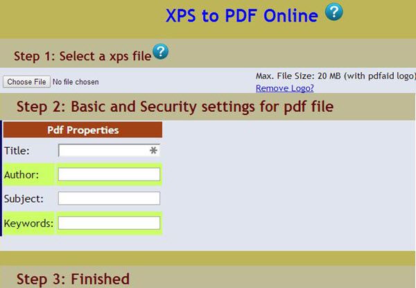 oxps to pdf