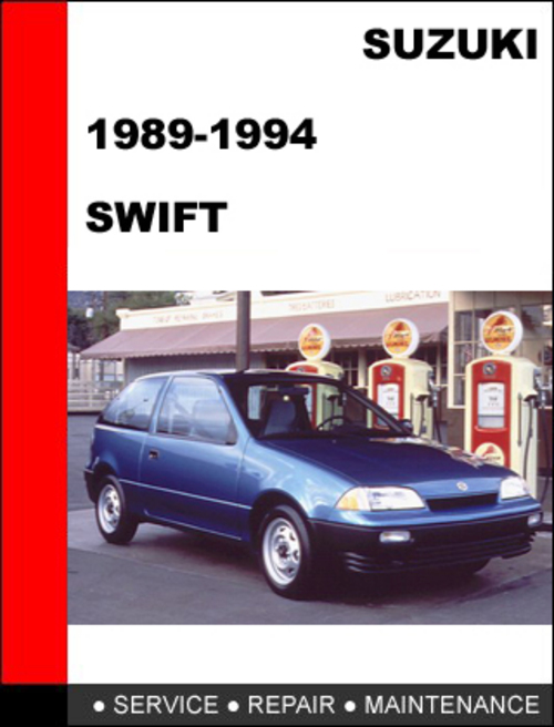 suzuki swift 1992 workshop manual
