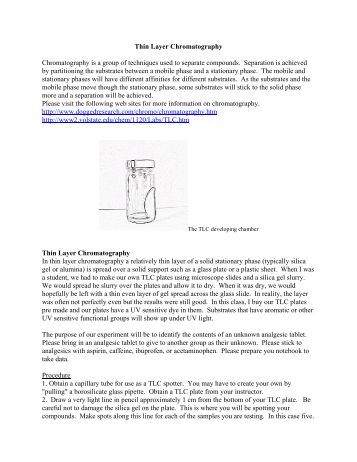 thin layer chromatography pdf